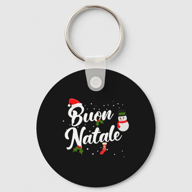 Chaveiro Buon natale italiano christmas (Frente)