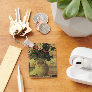 Chaveiro Buquê de Flores na Janela por Maxine Maufra