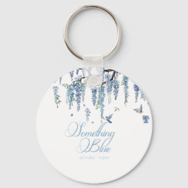 Chaveiro Buquê de Flores Silvestres Algo Azul para Chá de N