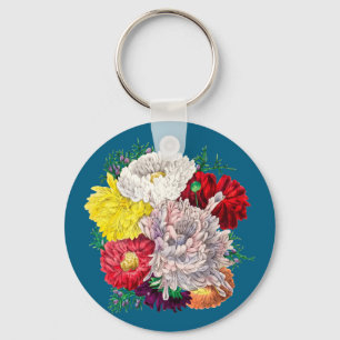Chaveiro Buquê de Flores Silvestres Botânicas Vintage Vibra