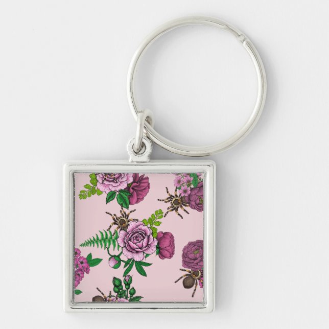 Chaveiro Buquês e tarântula (Frente)