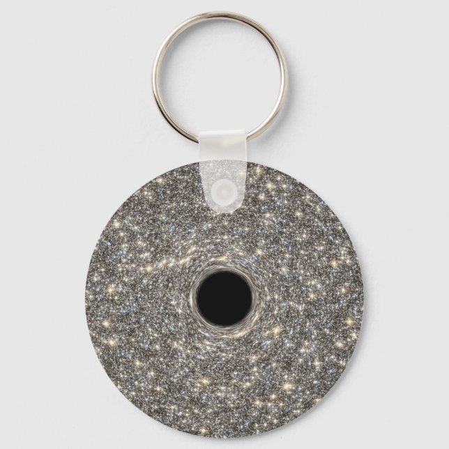 Chaveiro Buraco Negro Supermassivo No Meio De Uma Galáxia. (Frente)