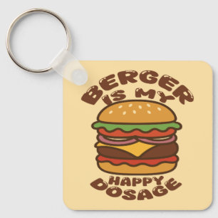 Chaveiro Burger é minha feliz citação de vintage