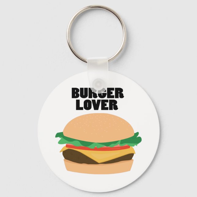 Chaveiro Burger Lover (Frente)