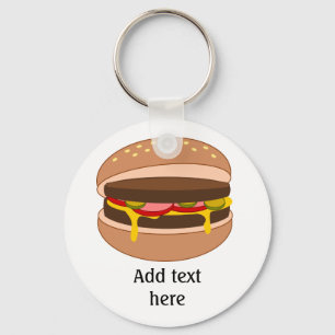 Chaveiro Burger Lover - Personalizar este Gráfico