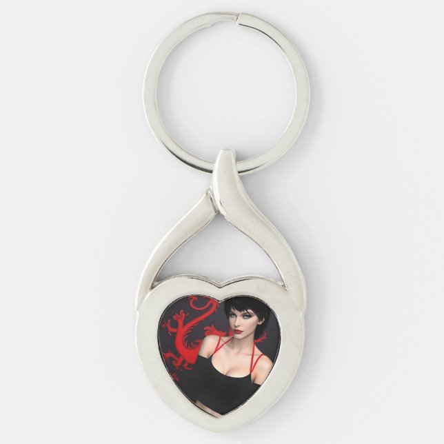 Chaveiro Burnt Out Souls metal keychain (Frente)