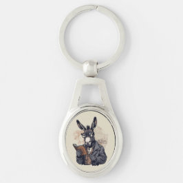 Chaveiro Burro Sábio — Porta-chaves