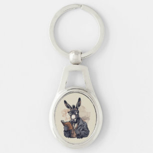 Chaveiro Burro Sábio — Porta-chaves