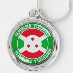 Chaveiro Burundi Round Emblem