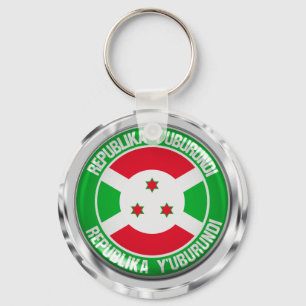 Chaveiro Burundi Round Emblem