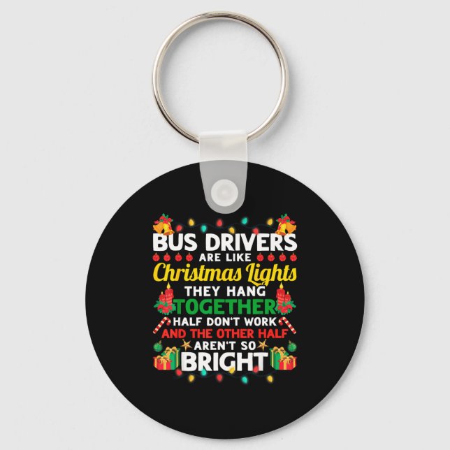 Chaveiro Bus Driver Co-worker Christmas Surprise Uni-adults (Frente)