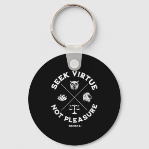 Chaveiro Buscar Virtude Não Prazer Seneca Cotação Stoicism