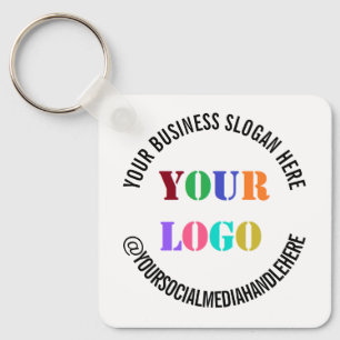 Chaveiro Business Logo Promotional Keychain Social Media