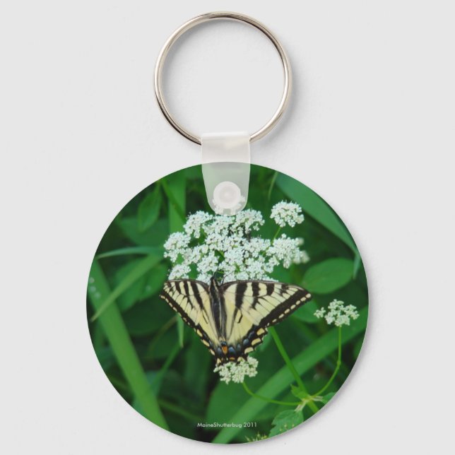 Chaveiro Butterfly Collection Classic Round Key Chain (Frente)