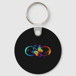 Chaveiro Butterfly Infinity Símbolo Arte Autismo Sensibiliz