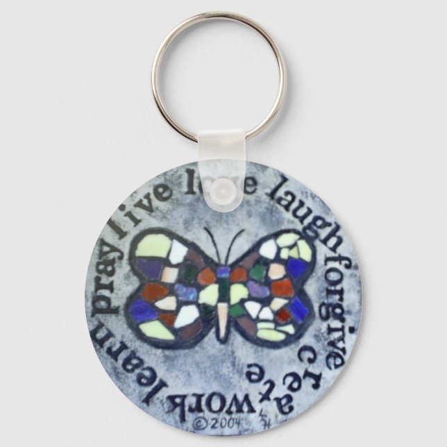 Chaveiro Butterfly Message (Frente)
