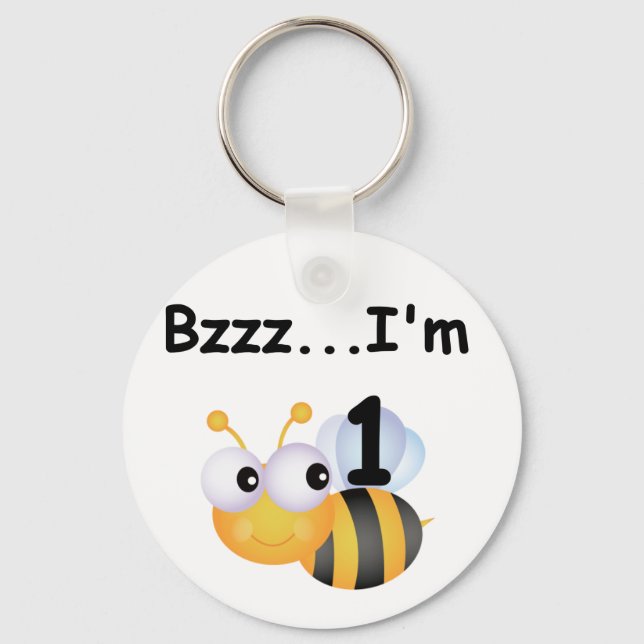 Chaveiro Buzz Bumblebee primeiro aniversario T-shirts e pre (Frente)