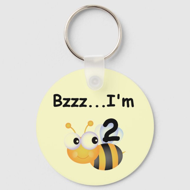 Chaveiro Buzz Bumblebee segundo aniversário T-shirts e pres (Frente)
