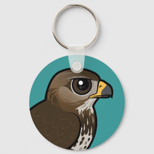 Chaveiro Buzzard da terra comum de Birdorable