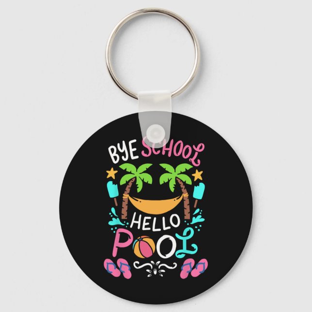 Chaveiro Bye School Beach T Ball Tee Hammock (Frente)