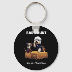 Chaveiro Byrn Hunt Lover - Rato Cute E Cachorro Dinmont Din