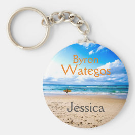 Chaveiro Byron Bay Wategos Beach Personalizado