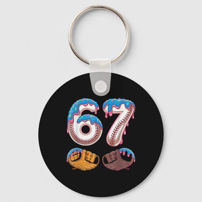 Chaveiro Bysebyll 67 - Ice Cream Drip 67 Meme Funny Player  (Frente)