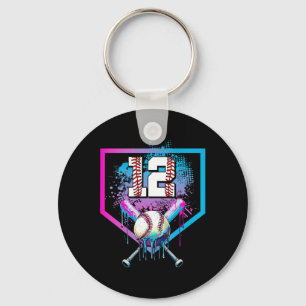 Chaveiro Bysebyll Drip Aniversário de 12 anos Home Plate Me