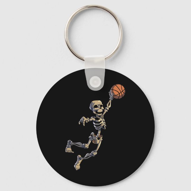 Chaveiro Bysketbyll Skeleton Halloween Men Bysketbyll (Frente)