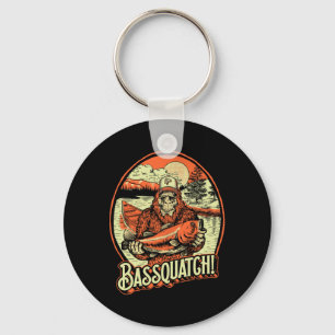 Chaveiro Byssquatch! Byss Pescador Sasquatch Engraçado Bigf