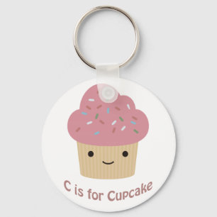 Chaveiro C é para cupcake