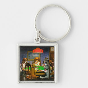 Chaveiro C. M. Coolidge Dogs Pets Cartões Humor Destinatá