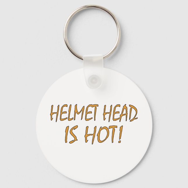 Chaveiro Cabeça De Capacete Está Quente (Frente)