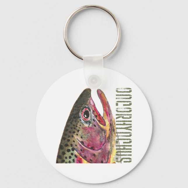 Chaveiro Cabeça de Peixe Arco-Íris (Frente)