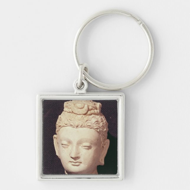 Chaveiro Cabeça de um Buddha, estilo Greco-Budista (Frente)
