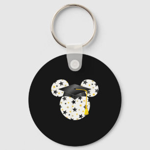 Chaveiro Cabeça do Mickey chapéu de formatura estrela preen