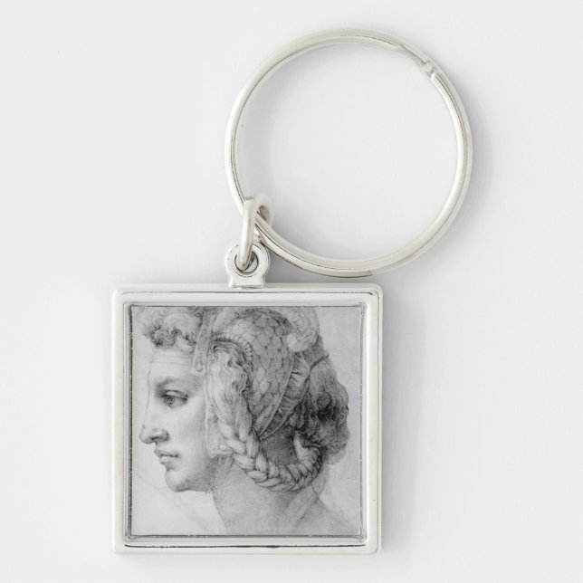 Chaveiro Cabeça ideal de uma mulher, c.1525-28 (Frente)