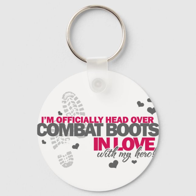 Chaveiro Cabeça sobre Boots do Combate (Frente)