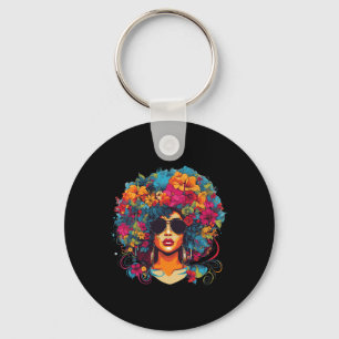 Chaveiro Cabelo Afro Natural História Negra Orgulho Preto M