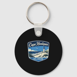 Chaveiro Cabo Henlopen Delaware farol praia oceano