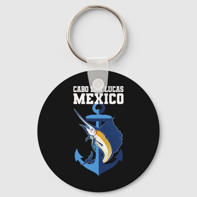 Chaveiro Cabo San Lucas Marlin - Anchor da Aventura de Pesc (Frente)