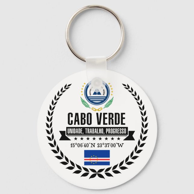 Chaveiro Cabo Verde (Frente)