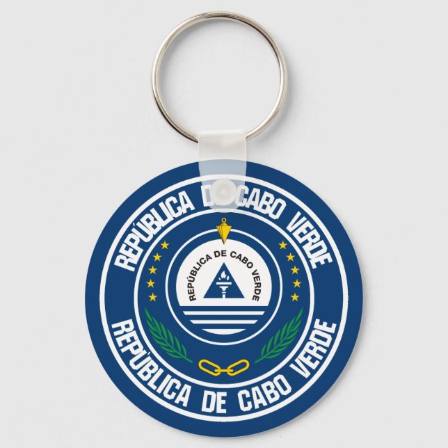 Chaveiro Cabo Verde Round Emblem (Frente)