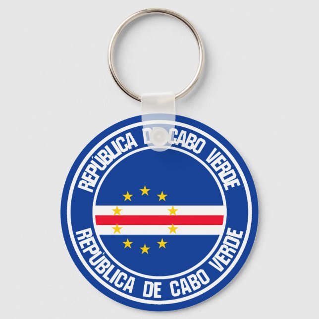 Chaveiro Cabo Verde Round Emblem (Frente)