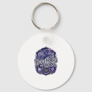 Chaveiro Cabra Unicórnio Hexes Cavalos e Chifres POD Pronto
