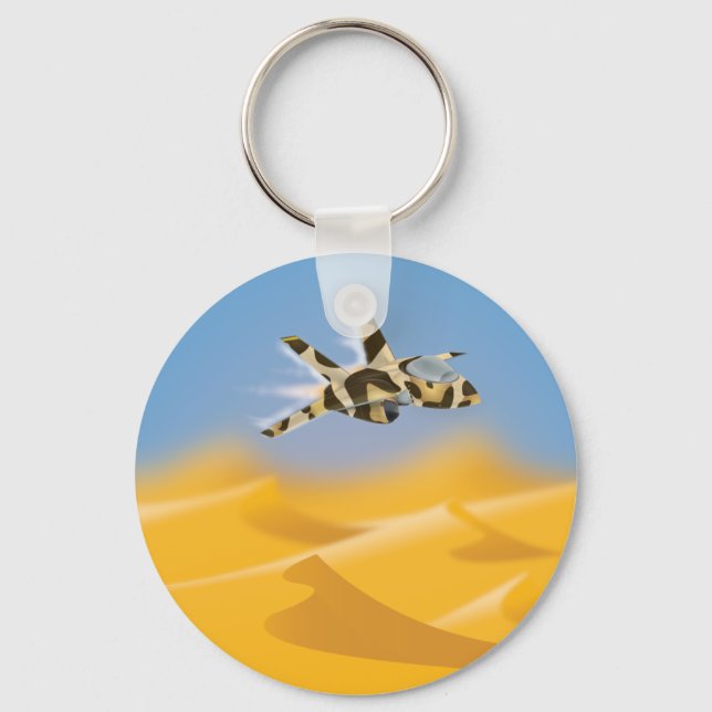 Chaveiro Caça a Jato do Deserto (Frente)