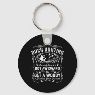 Chaveiro Caça ao Pato Engraçado Vintage Woodie Hunter Amigo