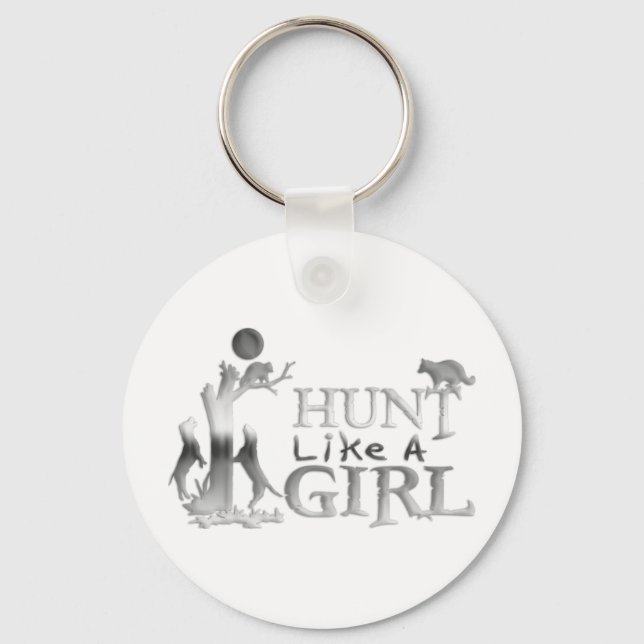 CHAVEIRO CAÇA COMO UMA CAÇA DE VACA DE MENINA (Frente)