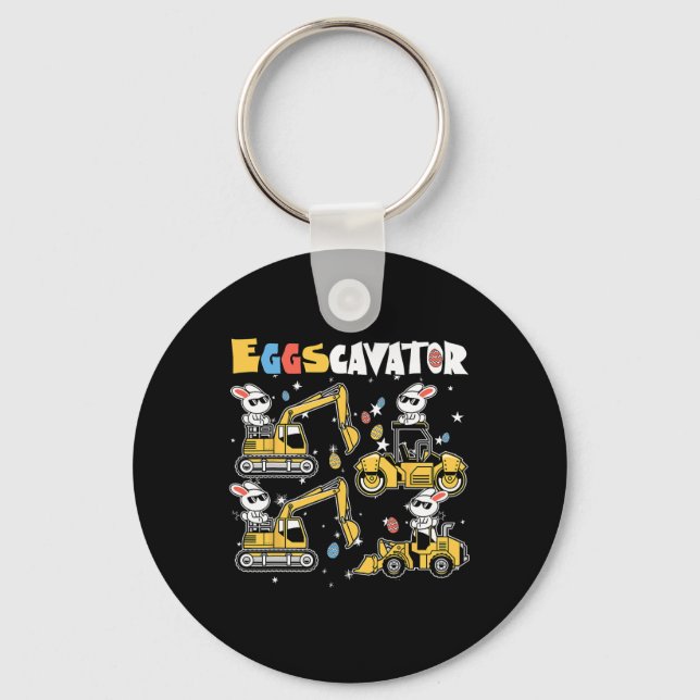Chaveiro Caça De Ovos De Páscoa Eggscavator Para (Frente)
