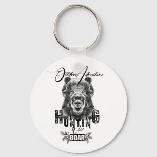 Chaveiro Caça de varrascos selvagens, Desenhar de camiseta